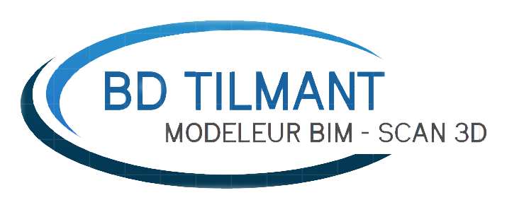 Logo BD Tilmant - Modeleur BIM - Scan 3D - Architecture - Topographie - Visualisation 3D